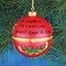 Collections Etc Holiday Sentiment Trinket Ornaments with Heartwarming Quote and Gold Hanger - Compartment Inside for Small Gift